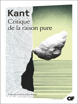 cover image of Critique de la raison pure